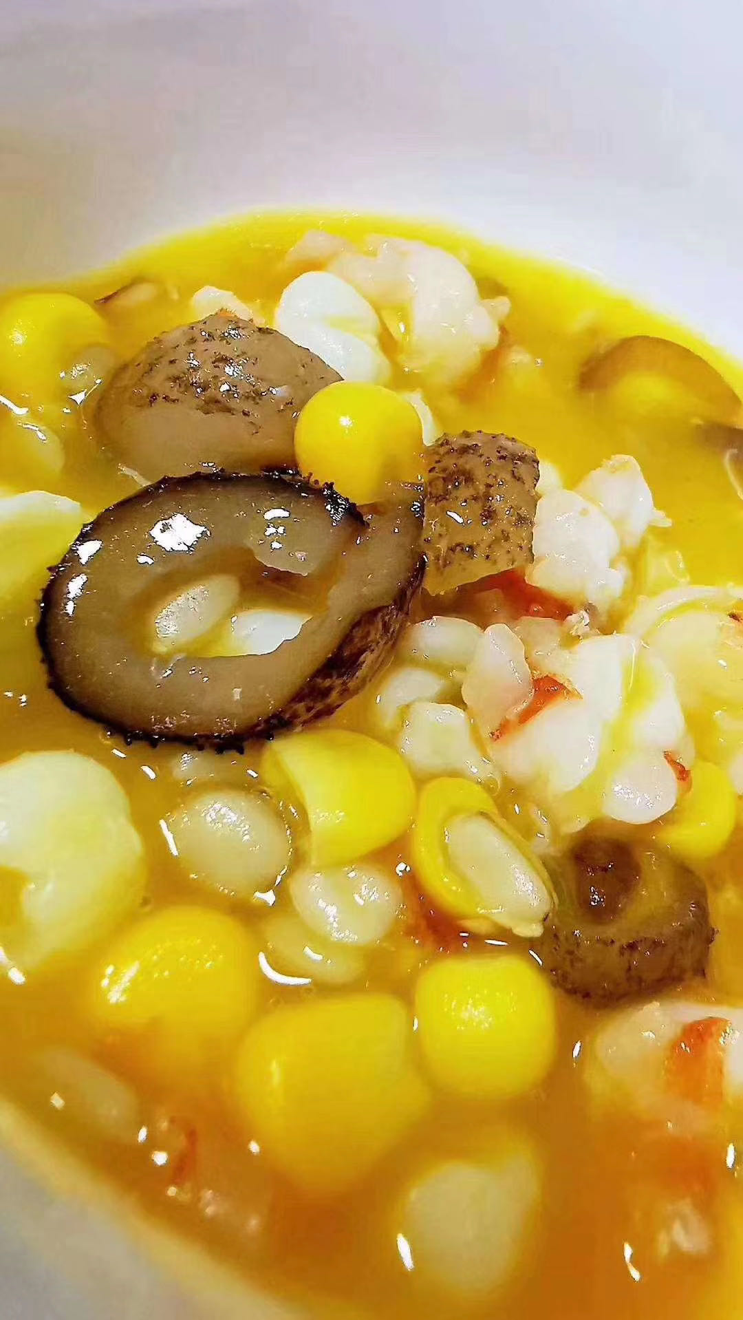 趣边云即食杂粮海参虾煲