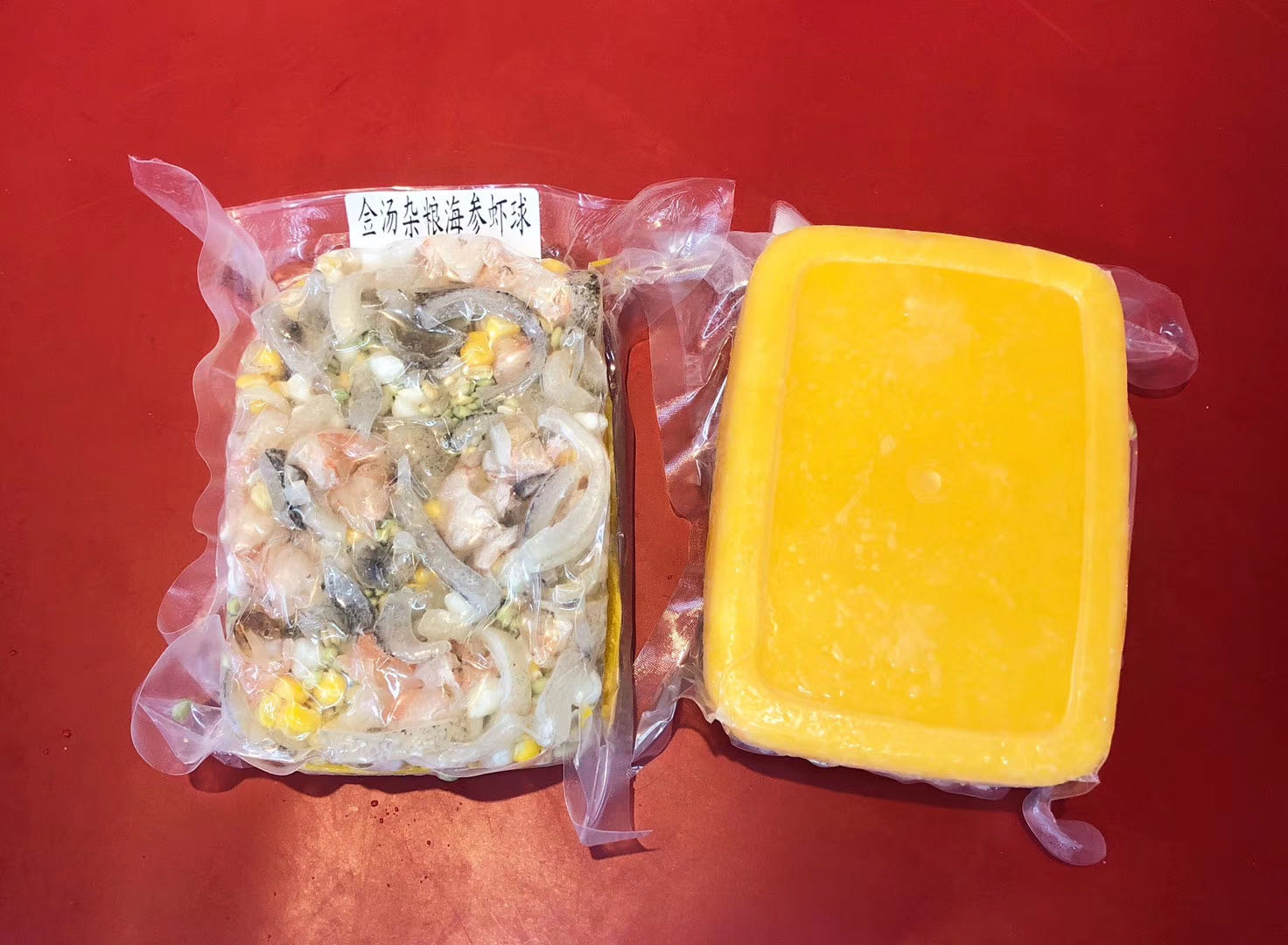 趣边云即食杂粮海参虾煲